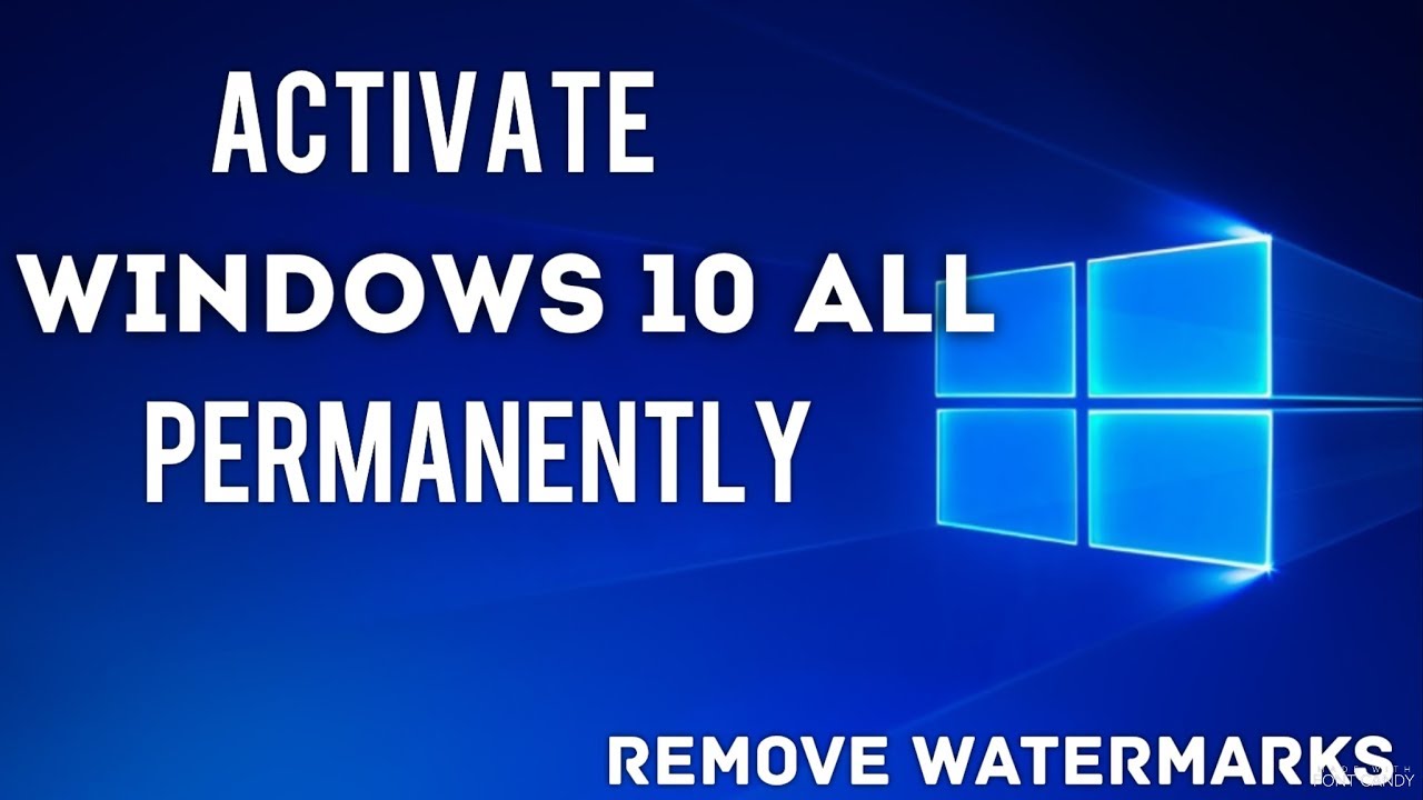 Permanently remove activate windows watermark reddit